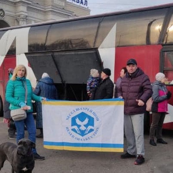 'Эвакуация жителей и беженцев из Одессы' poster